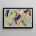 Ohne Titel - Wassily Kandinsky — gerahmtes Bild an der Wand
