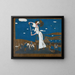 Skizze für ein Plakat einer französischen Brauerei - Wassily Kandinsky — gerahmtes Bild an der Wand
