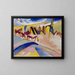 Studie für den Winter Nr. II - Wassily Kandinsky — gerahmtes Bild an der Wand