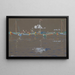 Die Schiffe - Wassily Kandinsky — gerahmtes Bild an der Wand