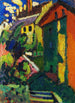 Treppe zum Schloss von Murnau - Wassily Kandinsky — Ansicht des Kunstwerks