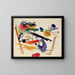 Ohne Titel - Wassily Kandinsky — gerahmtes Bild an der Wand