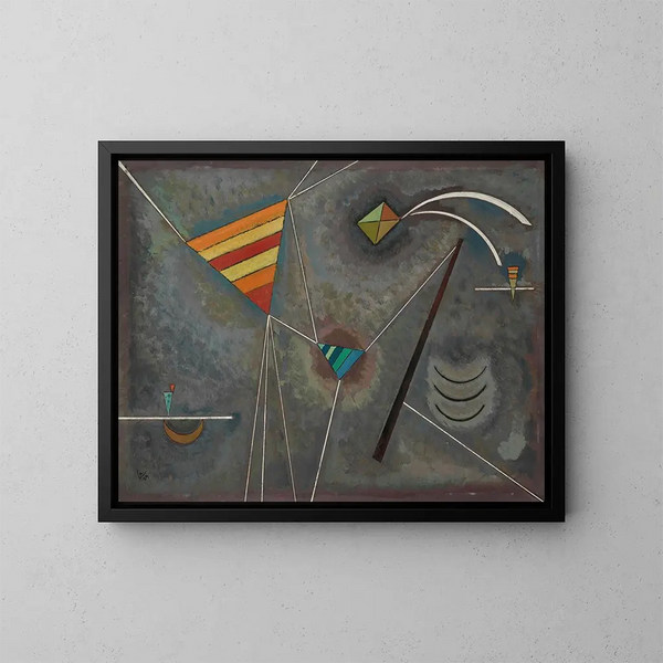 Reliure blanche - Wassily Kandinsky — gerahmtes Bild an der Wand