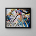 mit der Sonne - Wassily Kandinsky — gerahmtes Bild an der Wand