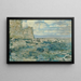 Sur la plage rocheuse - Wenceslas Radimsky — gerahmtes Bild an der Wand
