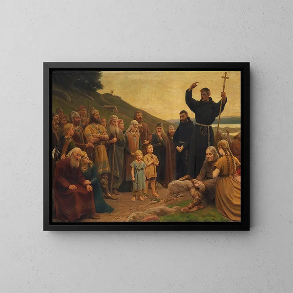 Ansgar - Wenzel Tornow — gerahmtes Bild an der Wand