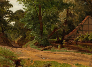 Werner Holmberg - Road And Building In The Landscape.webp