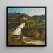 Wildbad Gastein, Die Wasserfälle von Wildbad Gastein - Ferdinand Georg Waldmüller — gerahmtes Bild an der Wand
