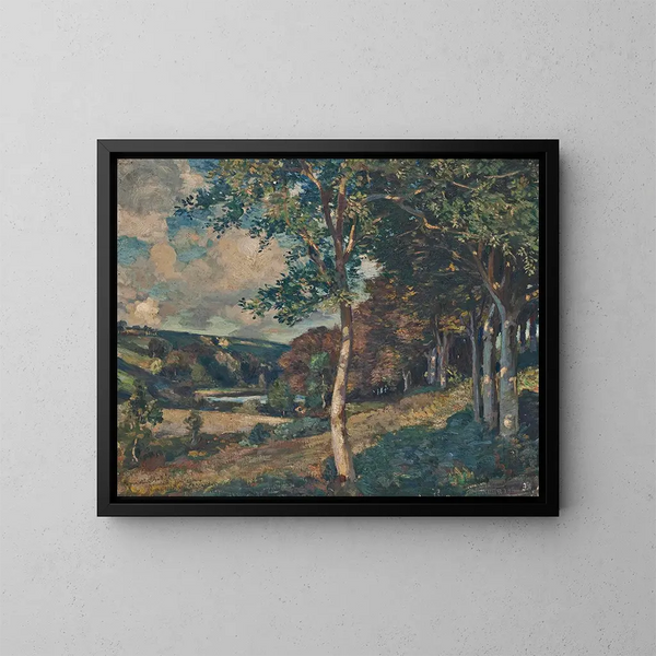 Bretagne, Frankreich - Wilfrid Gabriel de Glehn — gerahmtes Bild an der Wand