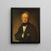 Der Wissenschaftler und Privatberater Johann Thaddäus Anton Peithner Edler von Lichtenfels - Wilhelm A. Vita — gerahmtes Bild an der Wand
