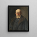 Die Lebensgeschichte des Dr. Thaddäus - Wilhelm A. Vita — gerahmtes Bild an der Wand