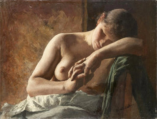 Studie eines schlafenden Mädchens - Wilhelm Altheim — Ansicht des Kunstwerks