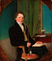 Portrait des Anatomen Henrik Carl Bang Bendz, Bruder des Künstlers - Wilhelm Bendz — Ansicht des Kunstwerks