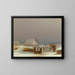 Winterlandschaft auf Fünen - Wilhelm Bendz — gerahmtes Bild an der Wand