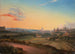 Ansicht von Rom im Abendlicht - Wilhelm Brücke — Ansicht des Kunstwerks