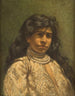 Portrait einer jungen Mädchen - Wilhelm Friedenberg — Ansicht des Kunstwerks