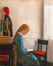 Ein Mädchen mit einem Buch - Wilhelm Holter — Ansicht des Kunstwerks