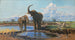 Elefanten an einem Wasserloch - Wilhelm Kuhnert — Ansicht des Kunstwerks