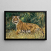 Tigre en alerte - Wilhelm Kuhnert — gerahmtes Bild an der Wand