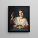 Eine römische Frau in Fantasiekostüm - Wilhelm Marstrand — gerahmtes Bild an der Wand