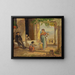 Kinder beim Lernen gehen - Wilhelm Marstrand — gerahmtes Bild an der Wand