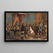 Chr 4 Ladet die schlechten Tage, die Ordnung und das Schwert des Fälschers Christopher Rosenkrantz - Wilhelm Marstrand — gerahmtes Bild an der Wand