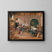 Danse dans une osteria - Wilhelm Marstrand — gerahmtes Bild an der Wand