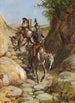 Don Quichotte und Sancho Panza kehren aus den schwarzen Bergen zurück - Wilhelm Marstrand — Ansicht des Kunstwerks