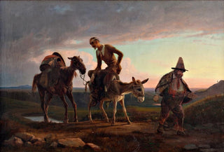 Wilhelm Marstrand - Don Quixotes first ride home.webp