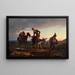 La première chevauchée de Don Quichotte vers chez lui - Wilhelm Marstrand — gerahmtes Bild an der Wand