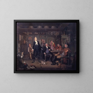 Wilhelm Marstrand - Fra Ludvig Holbergs Erasmus Montanus III akt 3 scene.webp