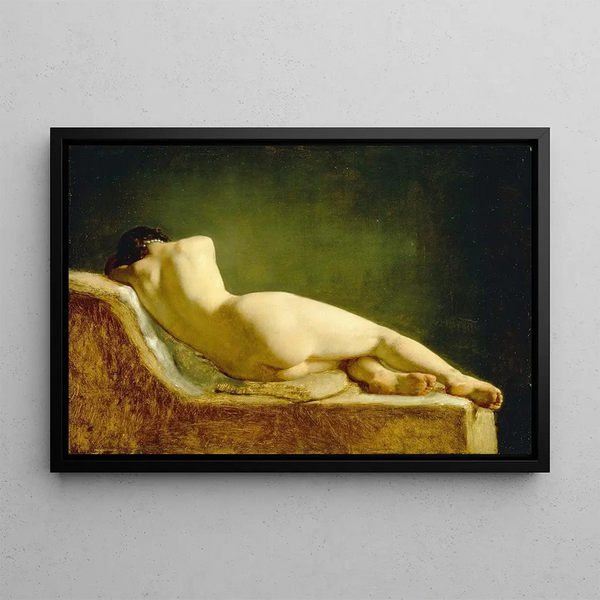 Modell allongé - Wilhelm Marstrand — gerahmtes Bild an der Wand