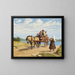 Parti de Leksand avec des dalécarliens en excursion dominicale en calèche - Wilhelm Marstrand — gerahmtes Bild an der Wand