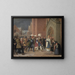 Svend Estridsen und Bischof Vilhelm - Wilhelm Marstrand — gerahmtes Bild an der Wand