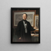L'Historiker der Kunst Niels Lauritz Høyen - Wilhelm Marstrand — gerahmtes Bild an der Wand