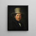 Der Maler Christen Købke - Wilhelm Marstrand — gerahmtes Bild an der Wand