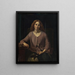 Frau in venezianischer Toilette - Wilhelm Marstrand — gerahmtes Bild an der Wand