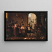 D einer römischen Osteria Raucher von Pfeifen und italienischen Frauen - Wilhelm Marstrand — gerahmtes Bild an der Wand