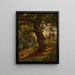 Studie eines Baumes - Wilhelm Peter Bayer — gerahmtes Bild an der Wand