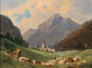 Eine Aussicht auf Tirol - Wilhelm Steinfeld — Ansicht des Kunstwerks