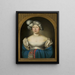 Portrait de Louise reine de Prusse - Wilhelm Ternite — gerahmtes Bild an der Wand