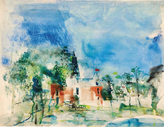Wilhelm Thny - Castle with red towers.webp