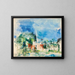 Château aux tours rouges - Wilhelm Thöny — gerahmtes Bild an der Wand