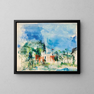 Wilhelm Thny - Castle with red towers.webp