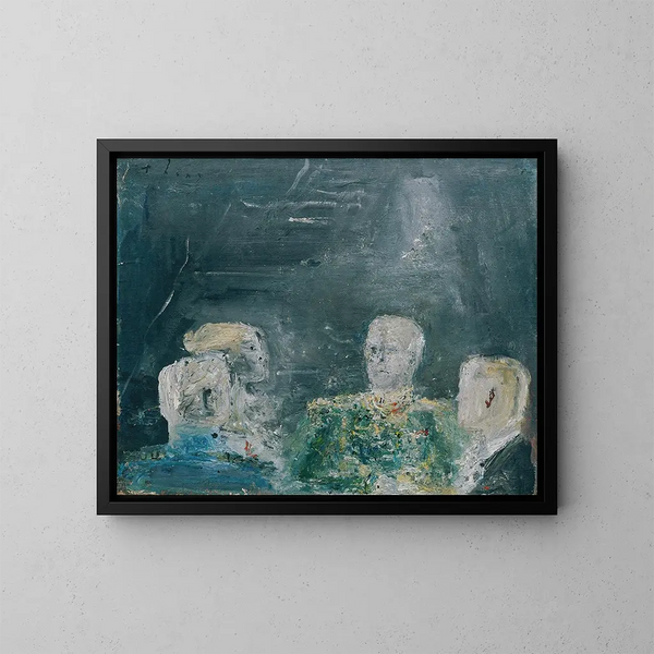 Gesellschaft - Wilhelm Thöny — gerahmtes Bild an der Wand