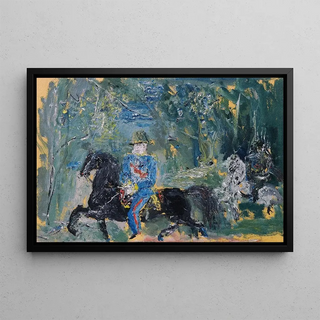 Wilhelm Thny - Kaiser Franz Joseph im Wiener Prater.webp