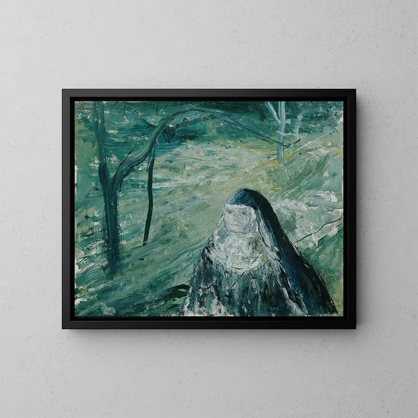 Nonne - Wilhelm Thöny — gerahmtes Bild an der Wand