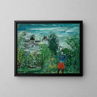 Wilhelm Thny - Offizier im Schlopark Schlo in Frankreich.webp
