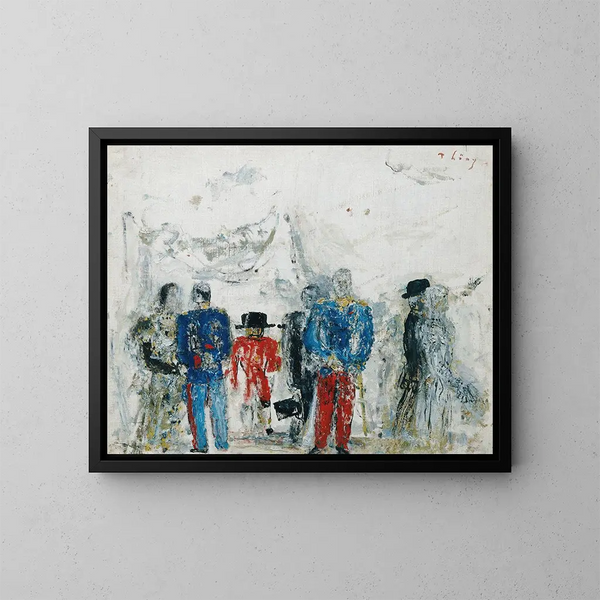 Pause - Wilhelm Thöny — gerahmtes Bild an der Wand