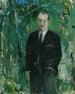 Selbstporträt - Wilhelm Thöny — Ansicht des Kunstwerks